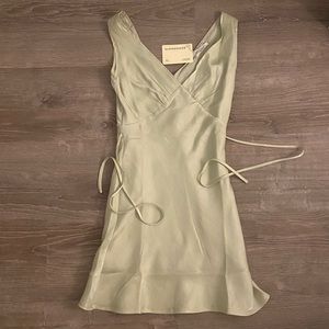 Peppermayo, Audrey Vintage Slip Dress in Sage